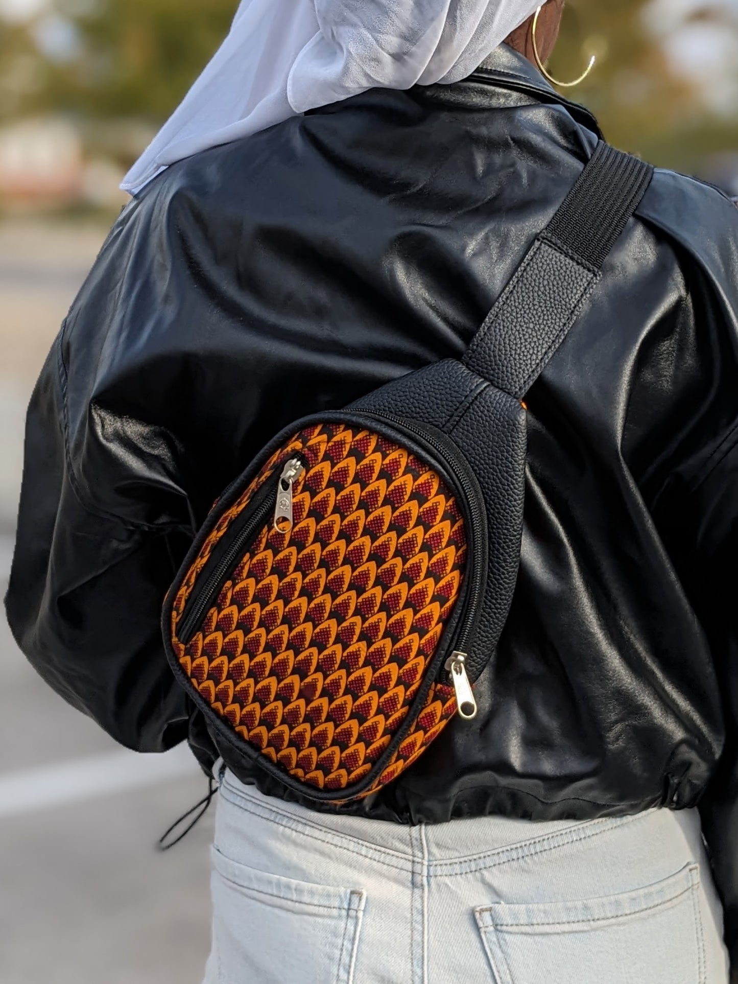 African print sling bag | Meka