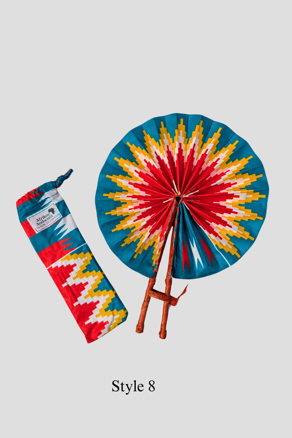 Kente African Folding Hand Fans