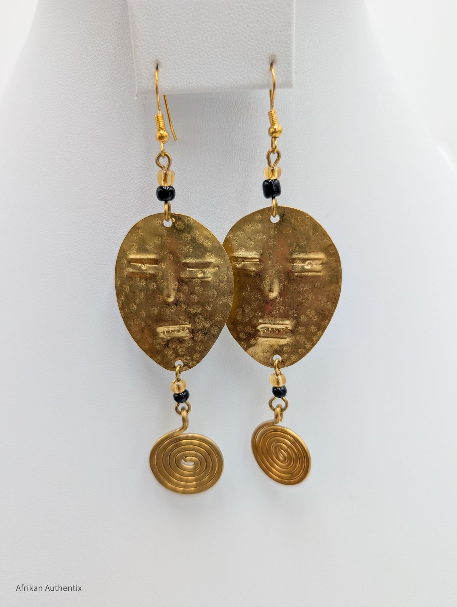 African Mask Earrings