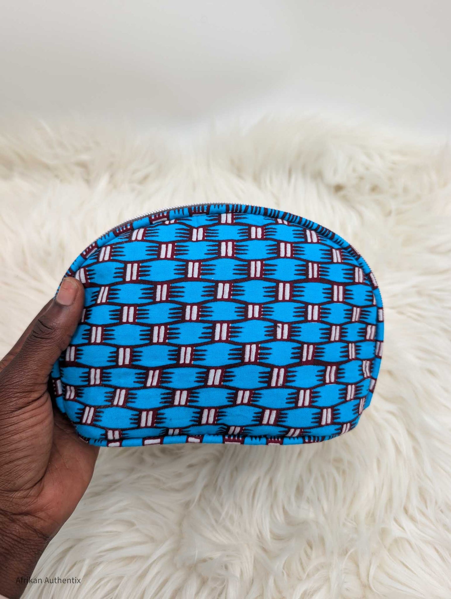 African print Zippered pouch