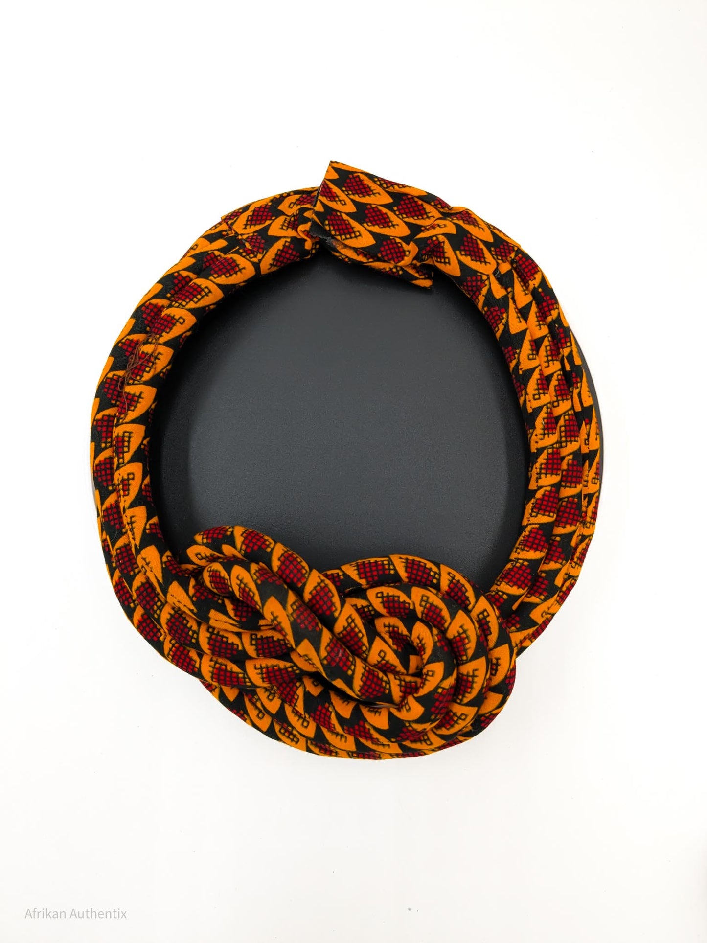 Xena African Print Knotted Necklace