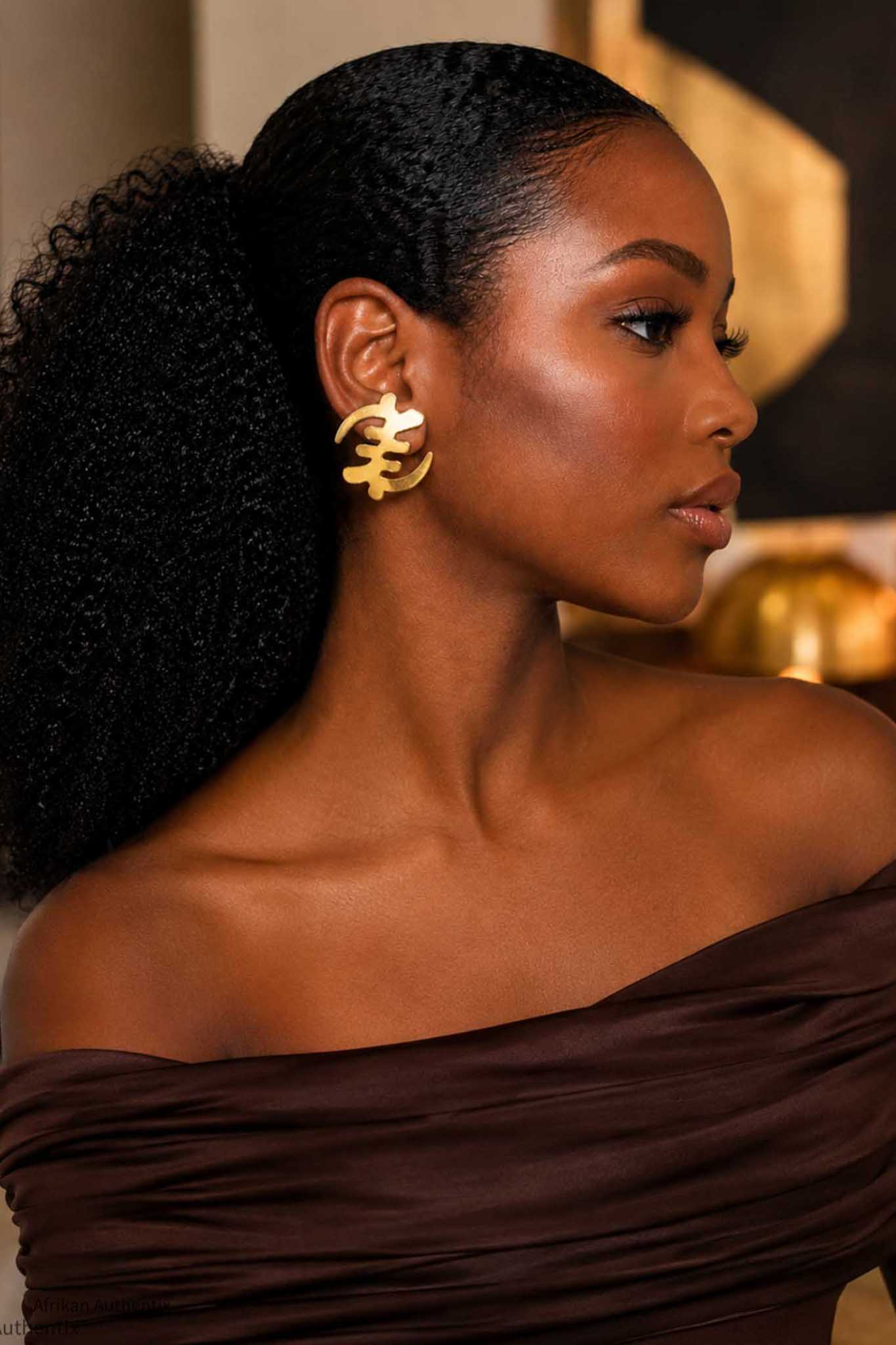 Gye Nyame Earrings