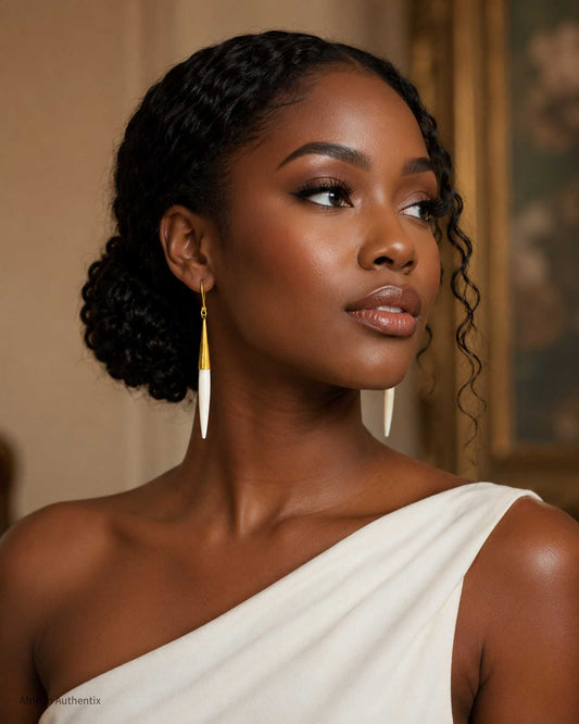 Spear shape earrings