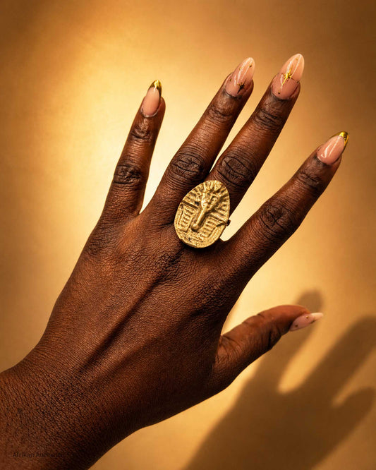 Gold Pharaoh Ring