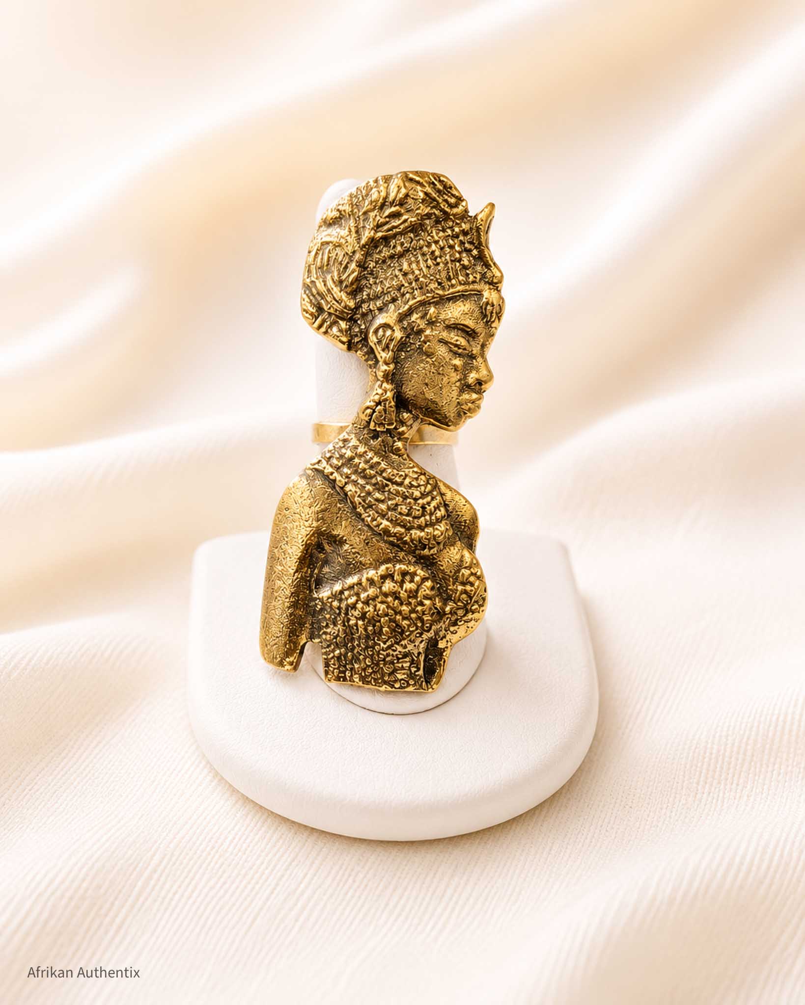 African Woman ring