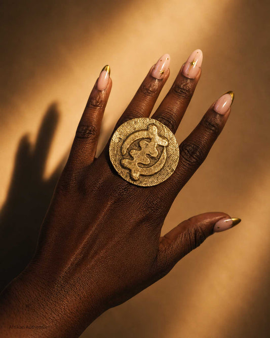 Large Gye Nyame ring