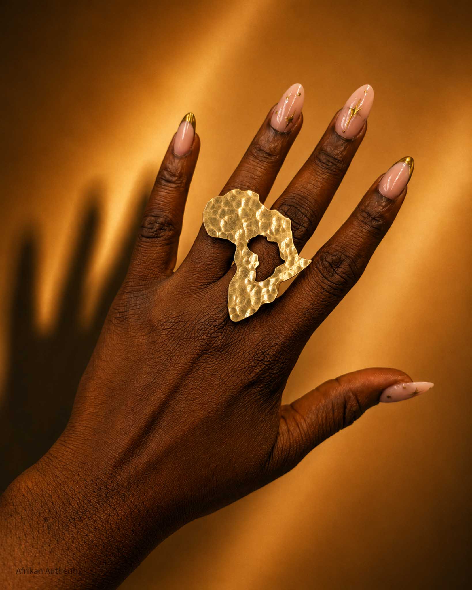Lage Africa map ring
