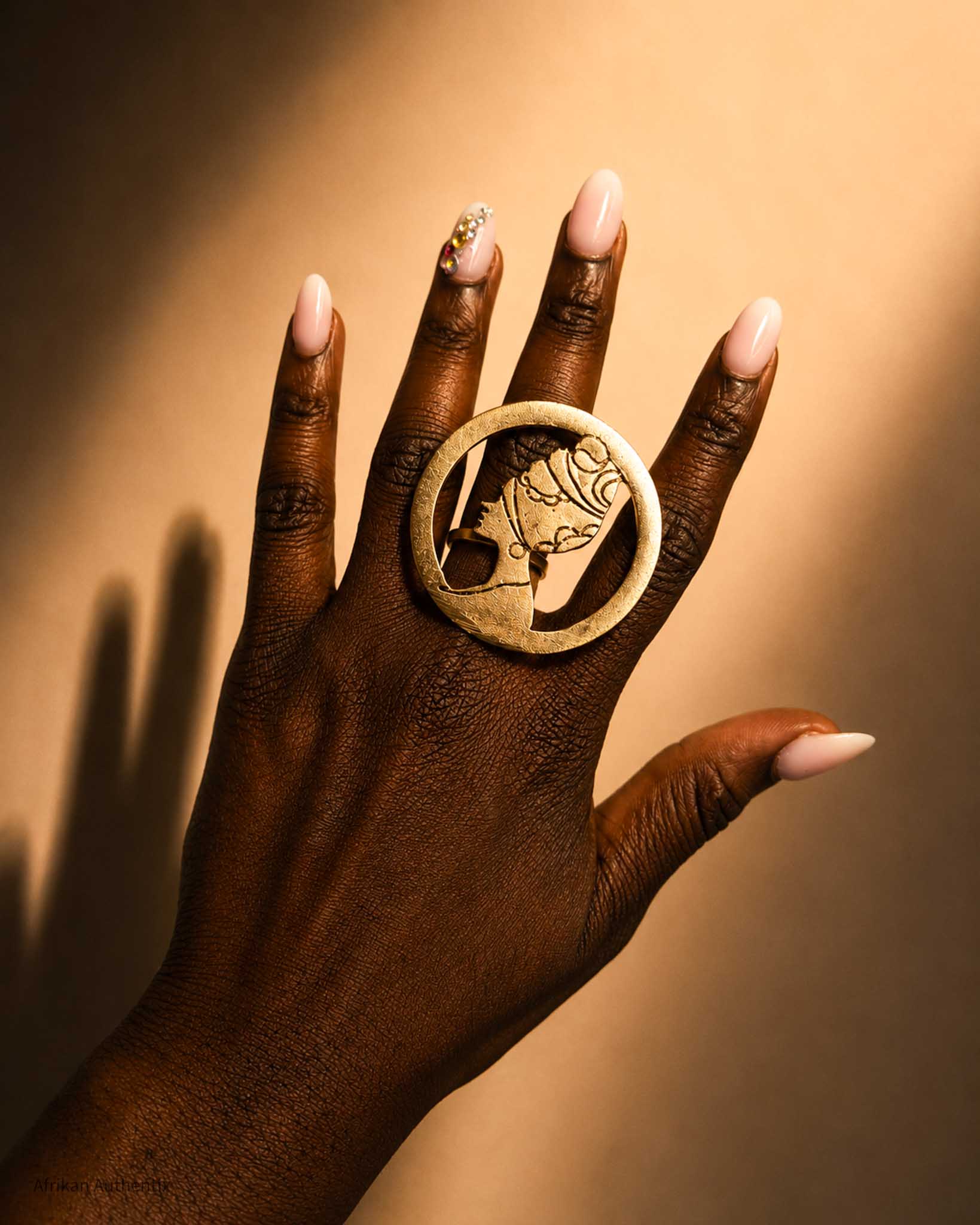 African woman ring