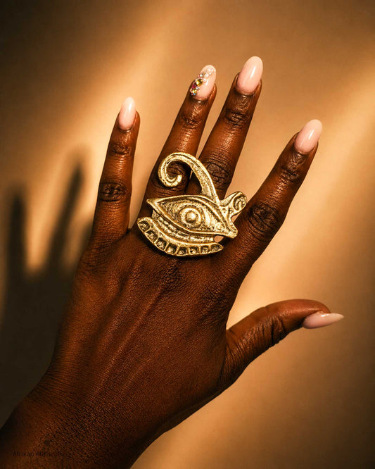 Eye of Horus Oversized Ring