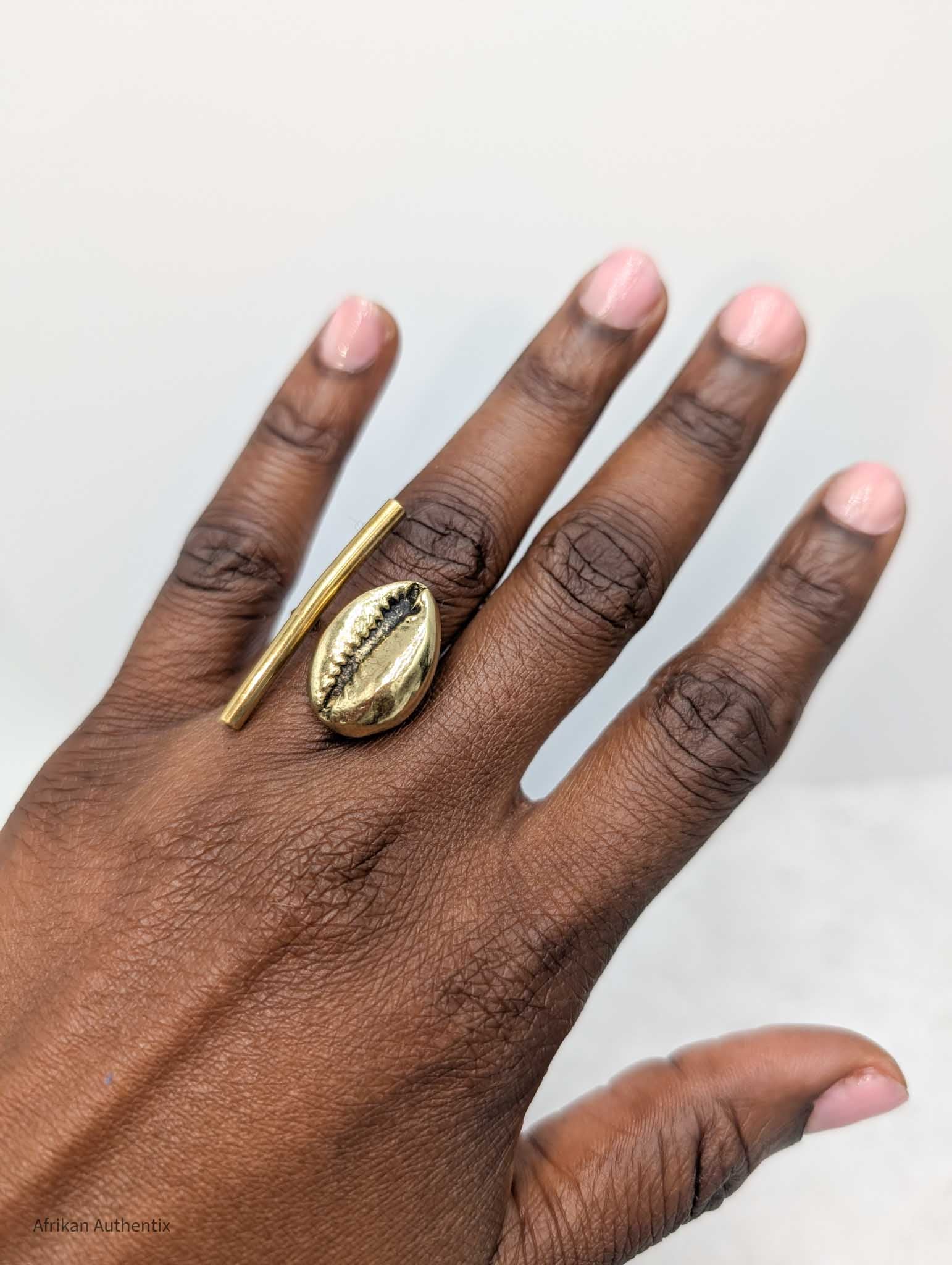 Cowrie shell Brass_Statement_Rings 65