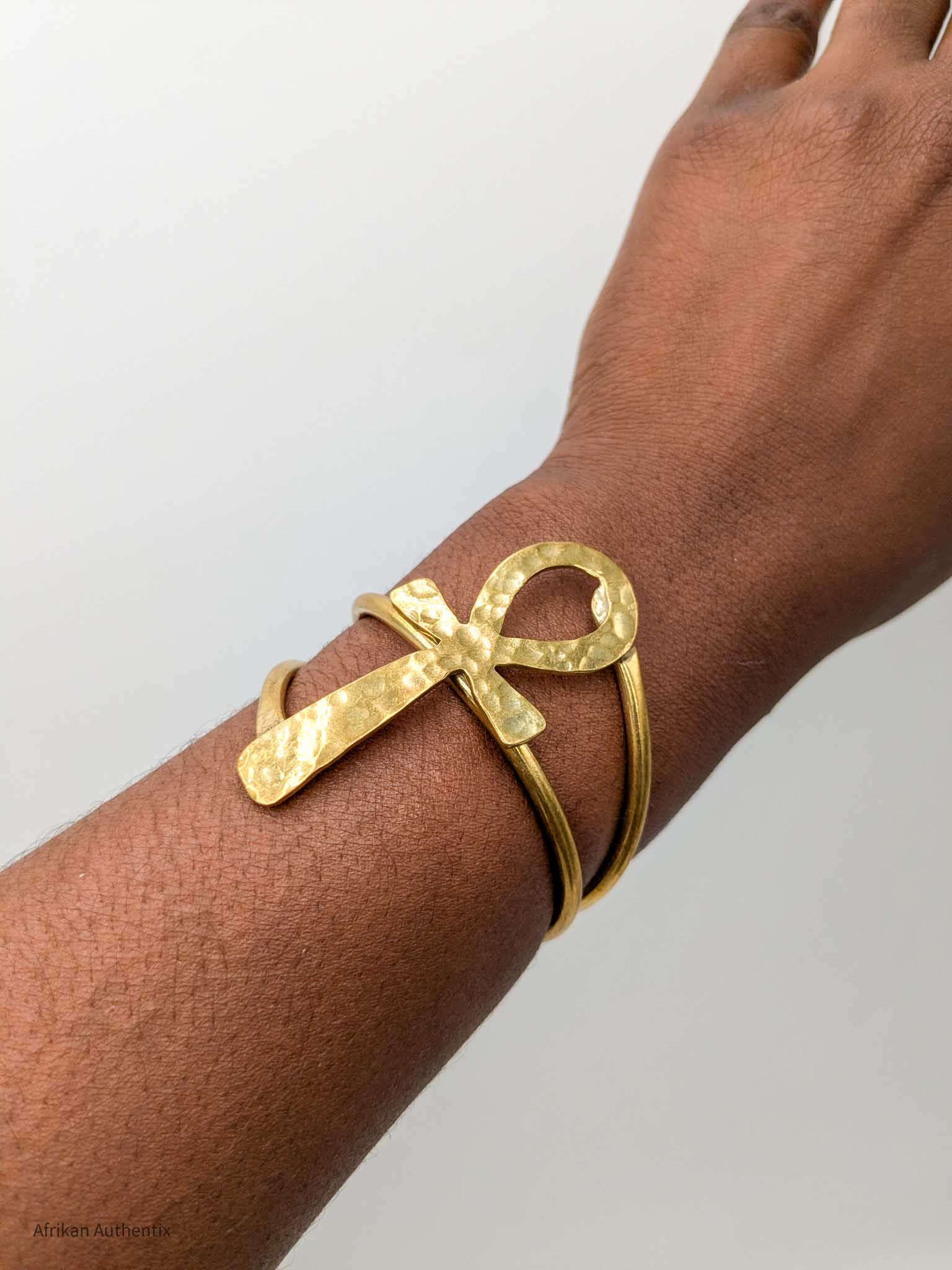 Ankh cuff bracelet for women