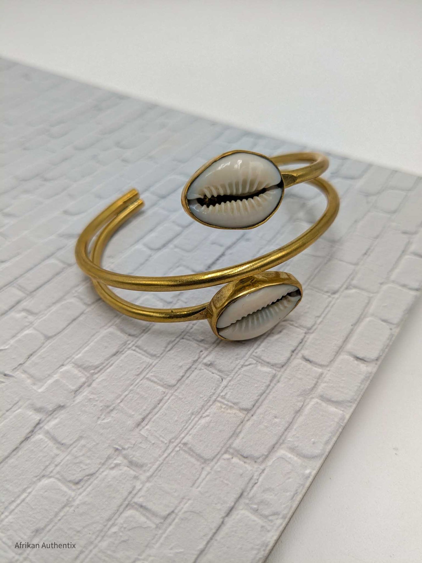 Cowrie shell Cuff Bracelet