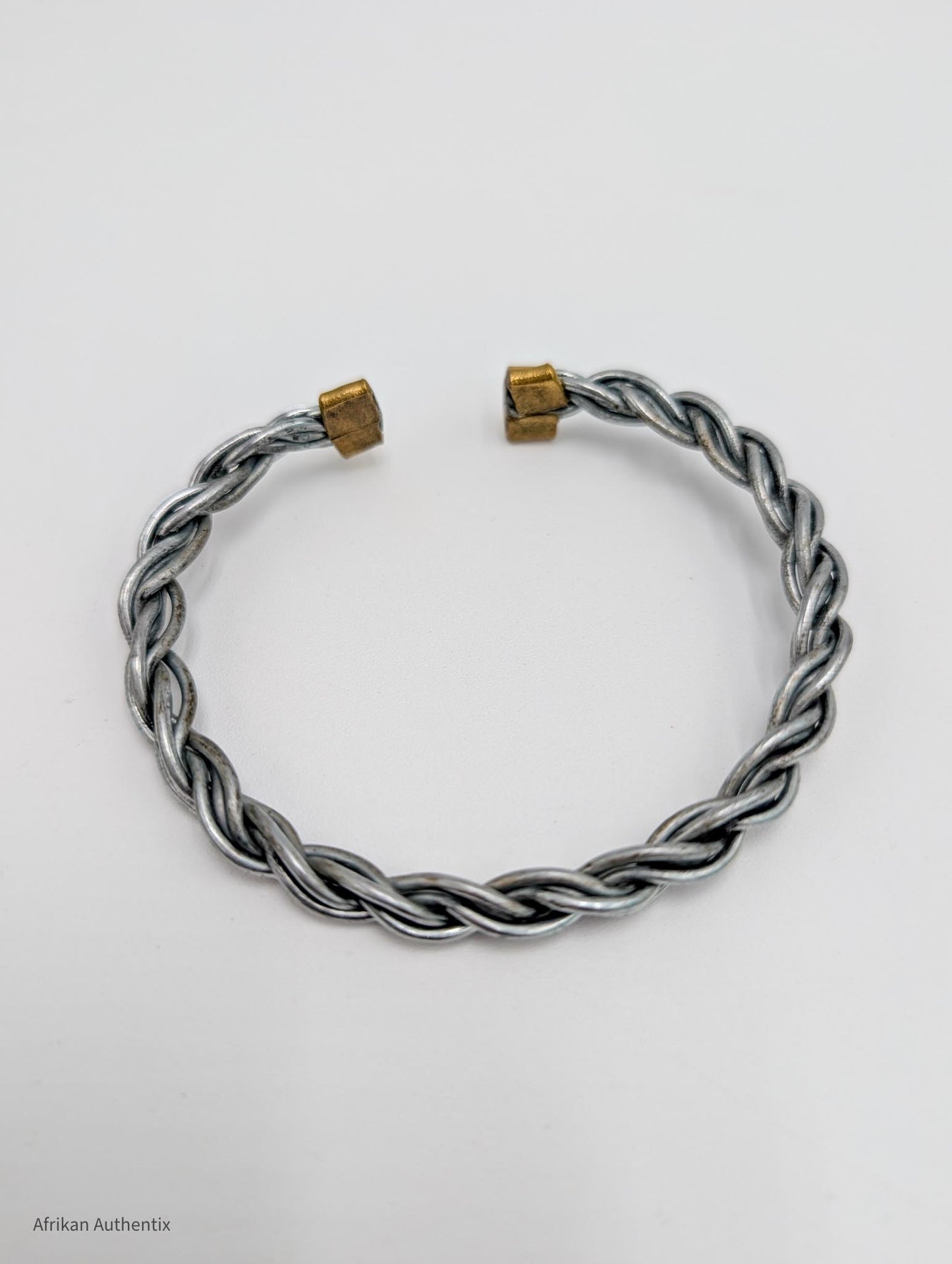 Aluminium Men's Twisted Bracelet - african men bracelet