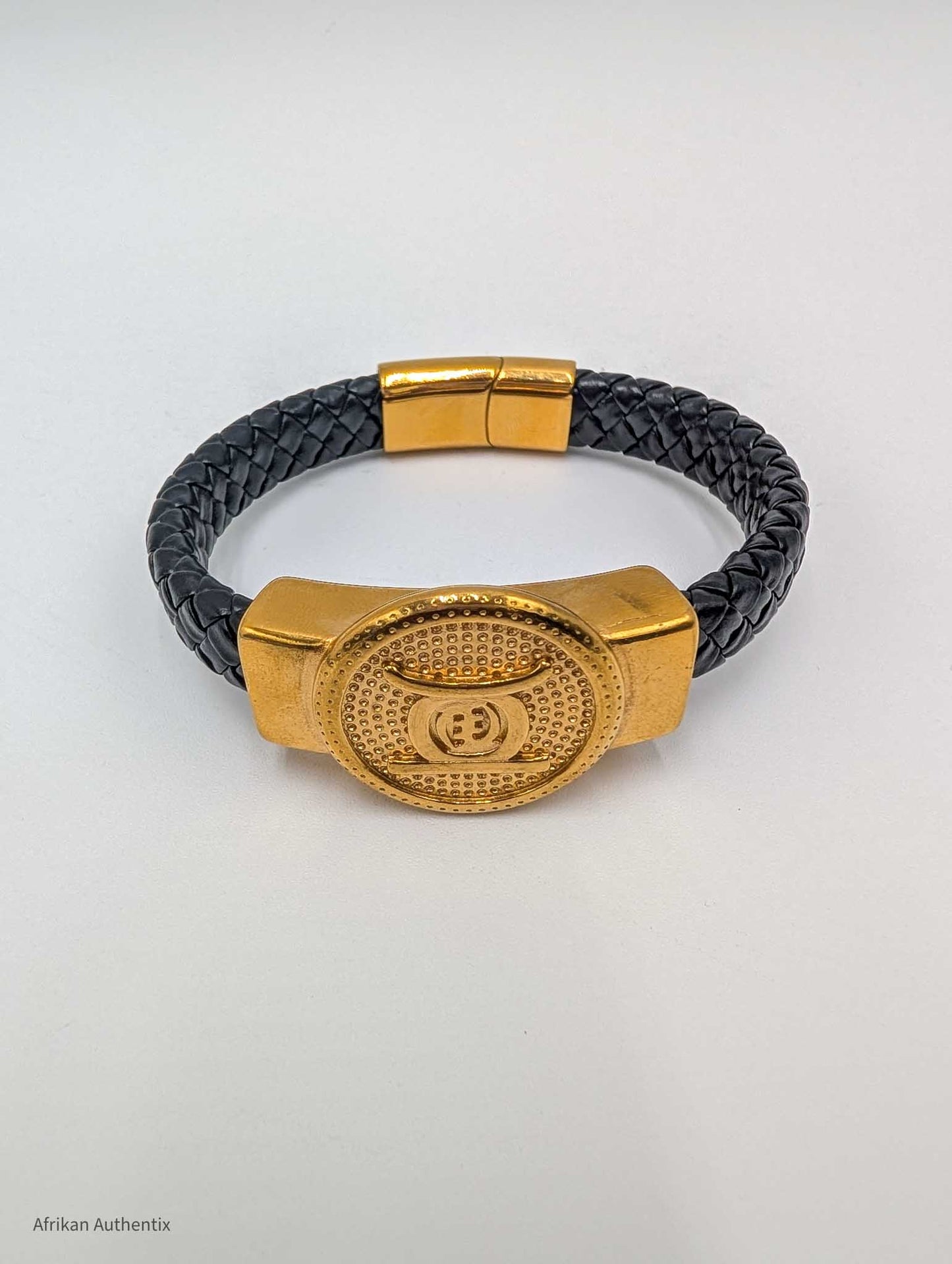 Ohene Adwa Leadership Leather Bracelet