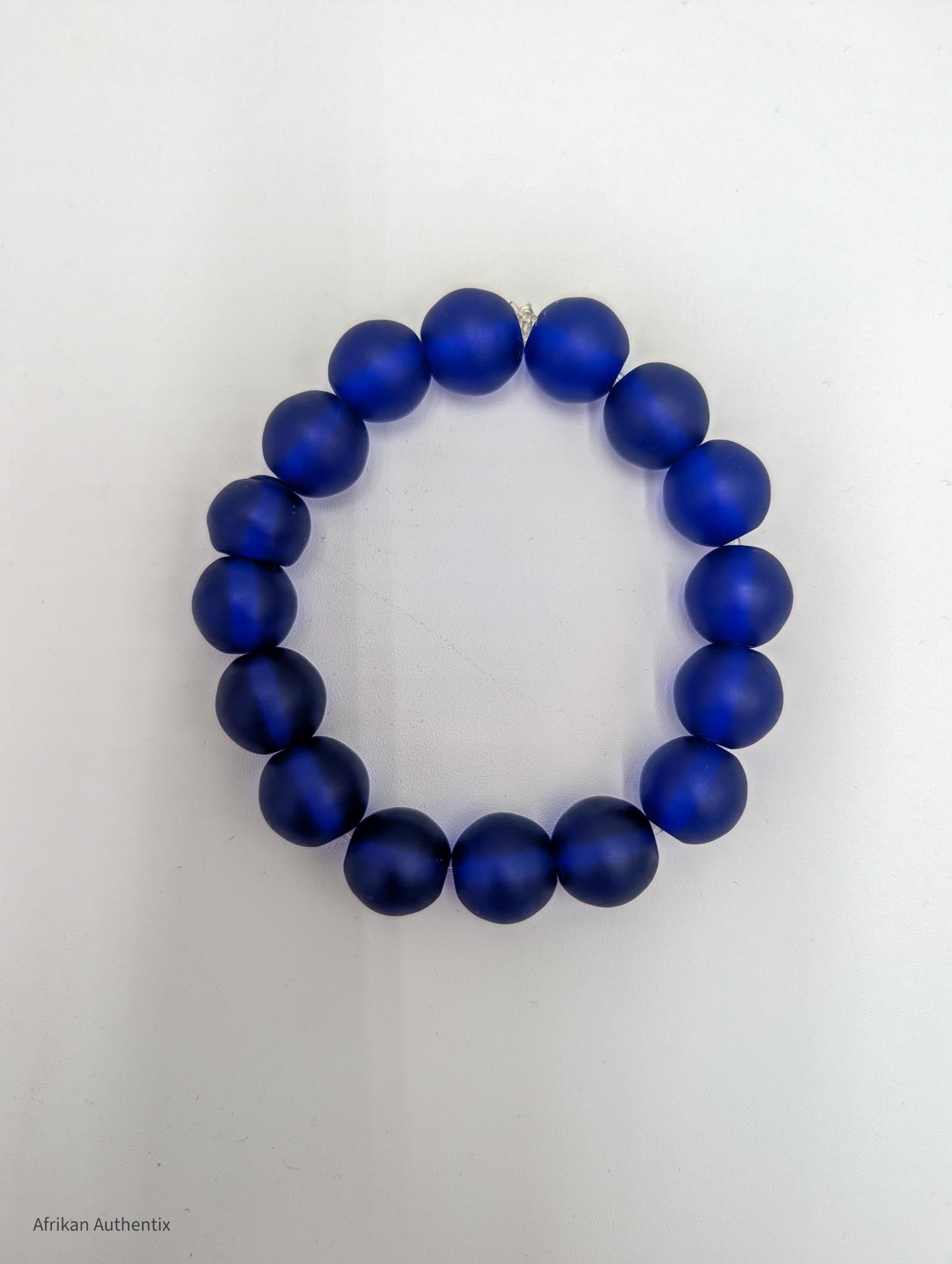  Blue african men's bracelet