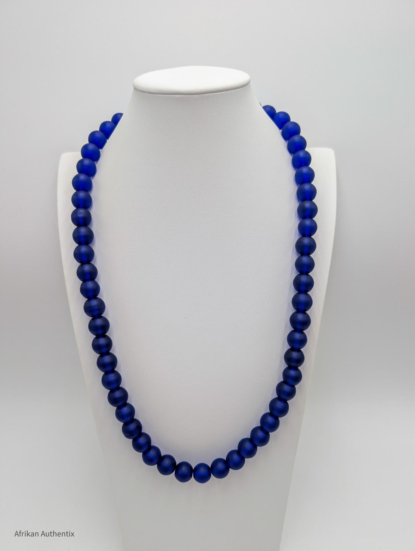  Blue african men's necklace