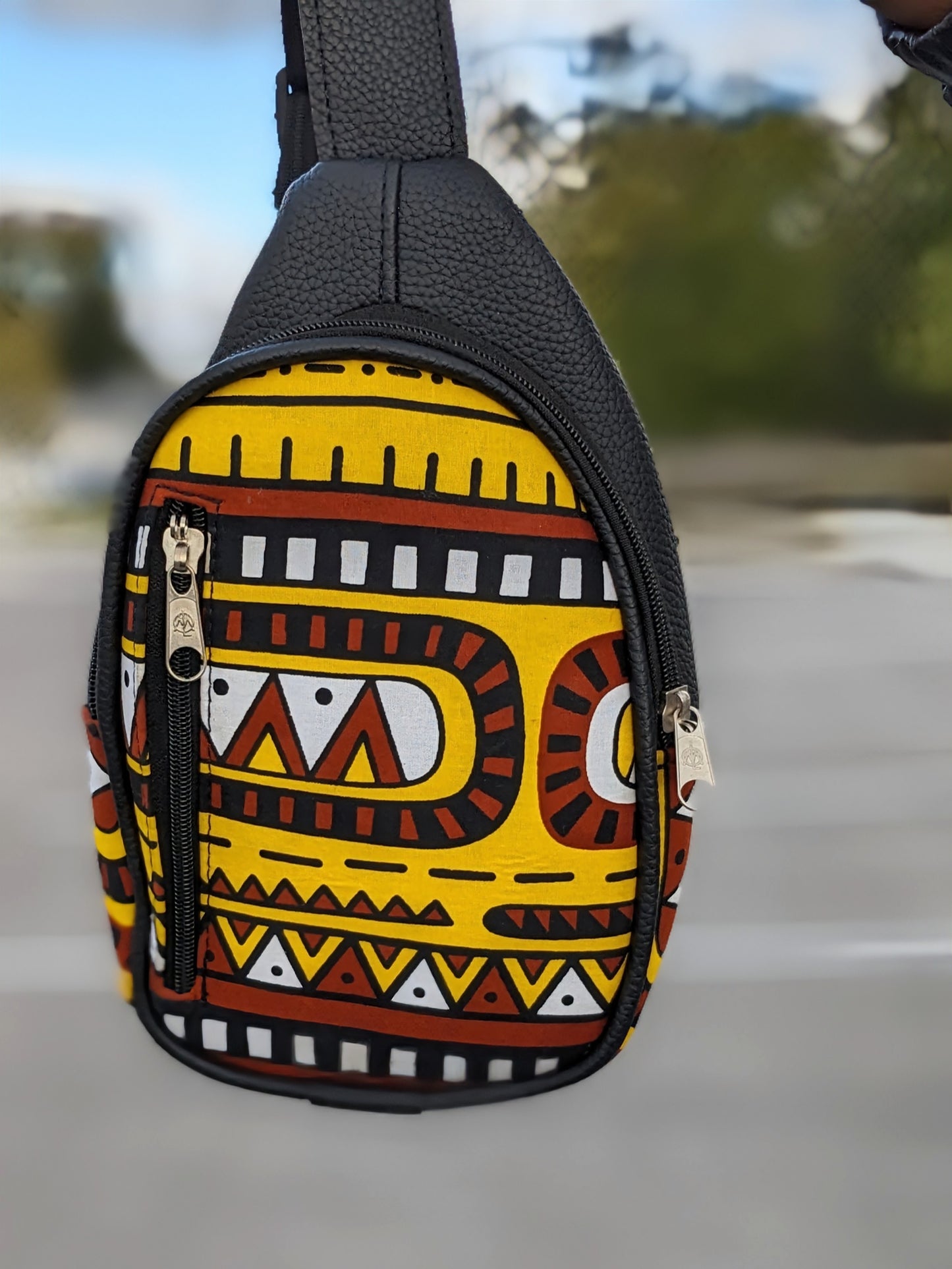 African print sling bag | Kobe