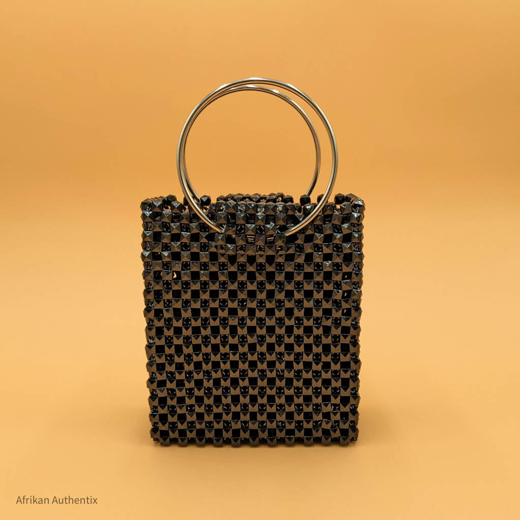 Black Beaded Bag | Ashanti