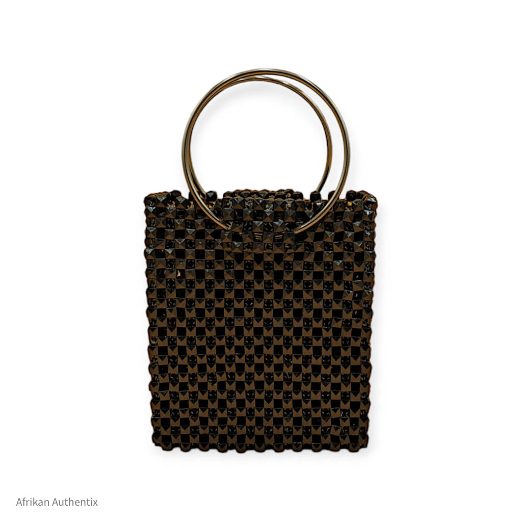 Black Beaded Bag | Ashanti