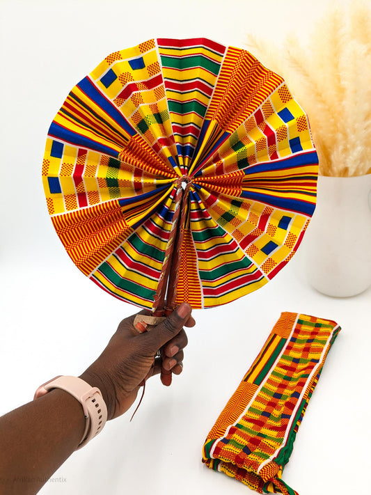 Kaya African Folding Hand Fan