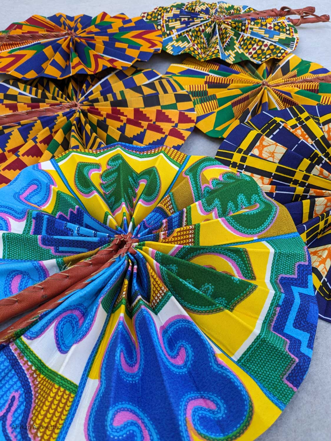 Inna African Folding Hand Fan