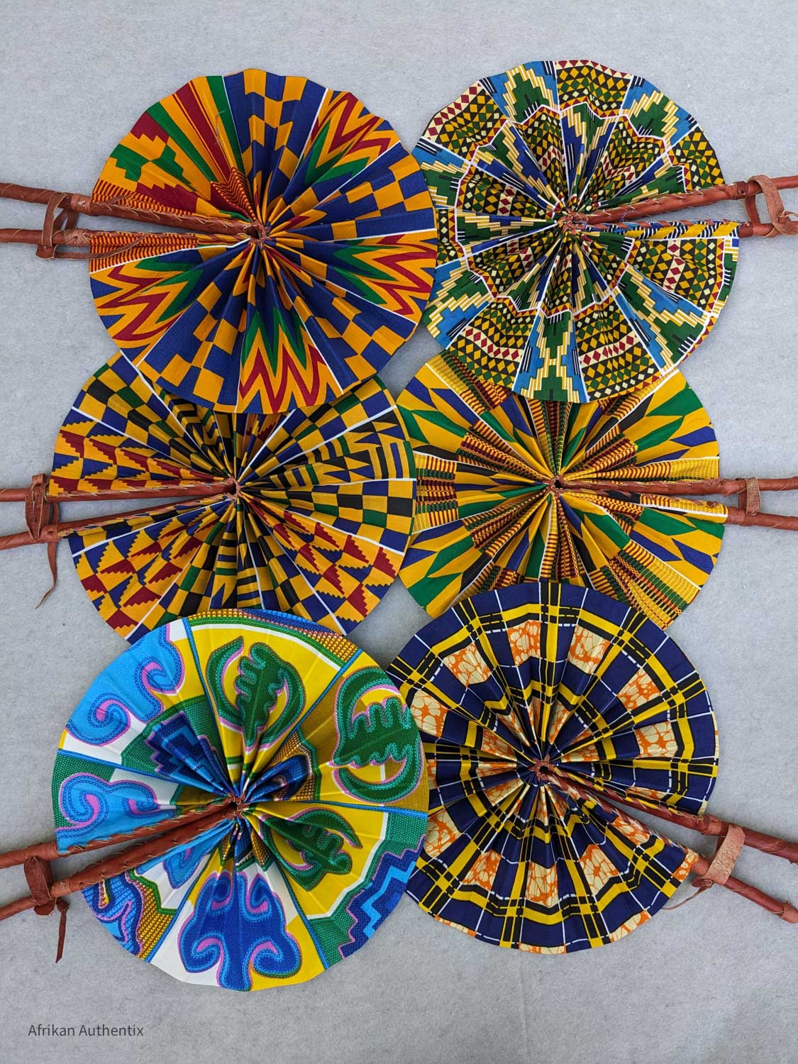 Inna African Folding Hand Fan