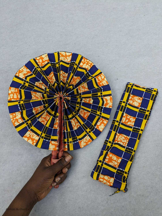 Inna African Folding Hand Fan