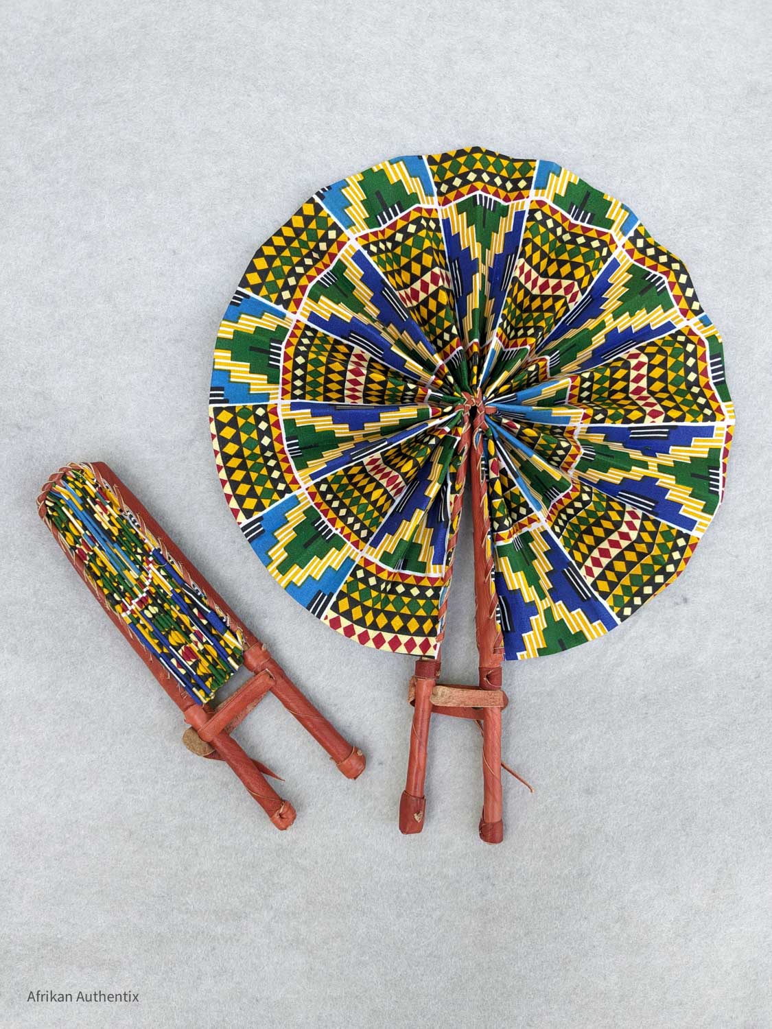 Diya African Folding Hand Fan