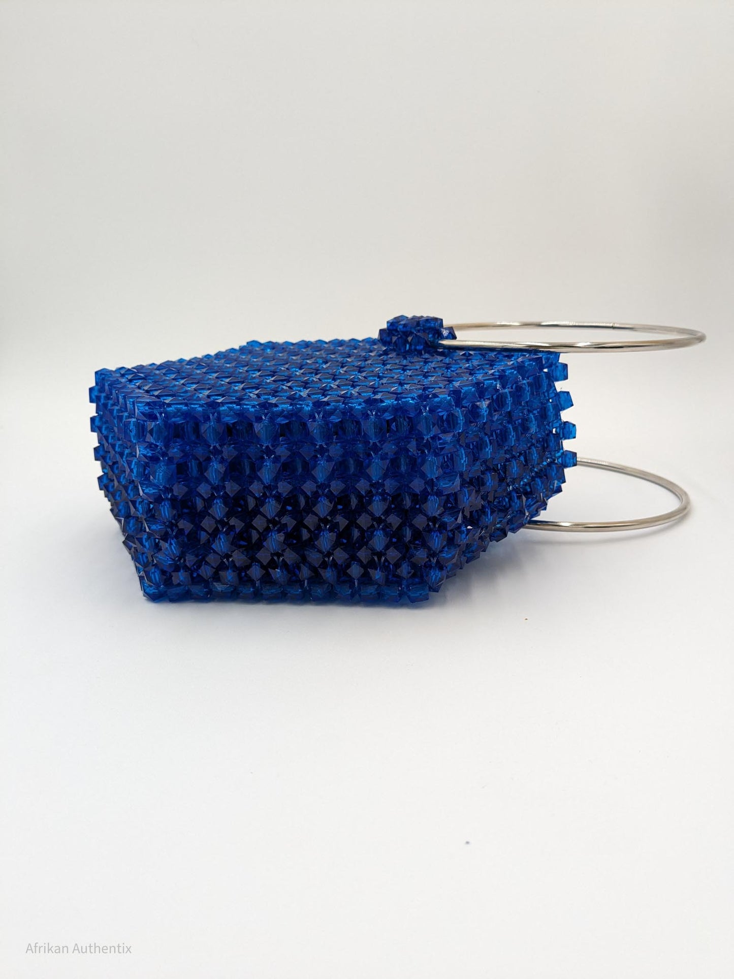 Blue beaded bag | Salma