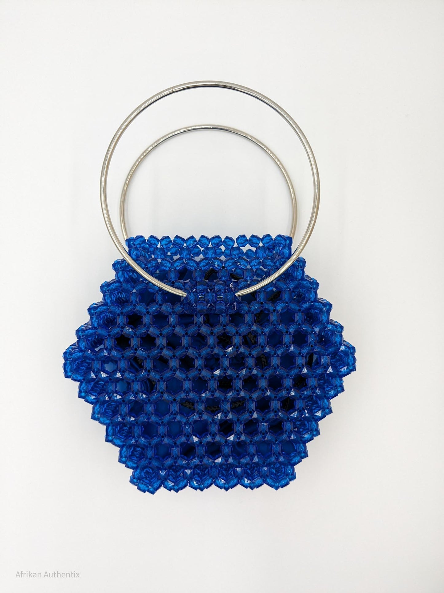 Blue beaded bag | Salma