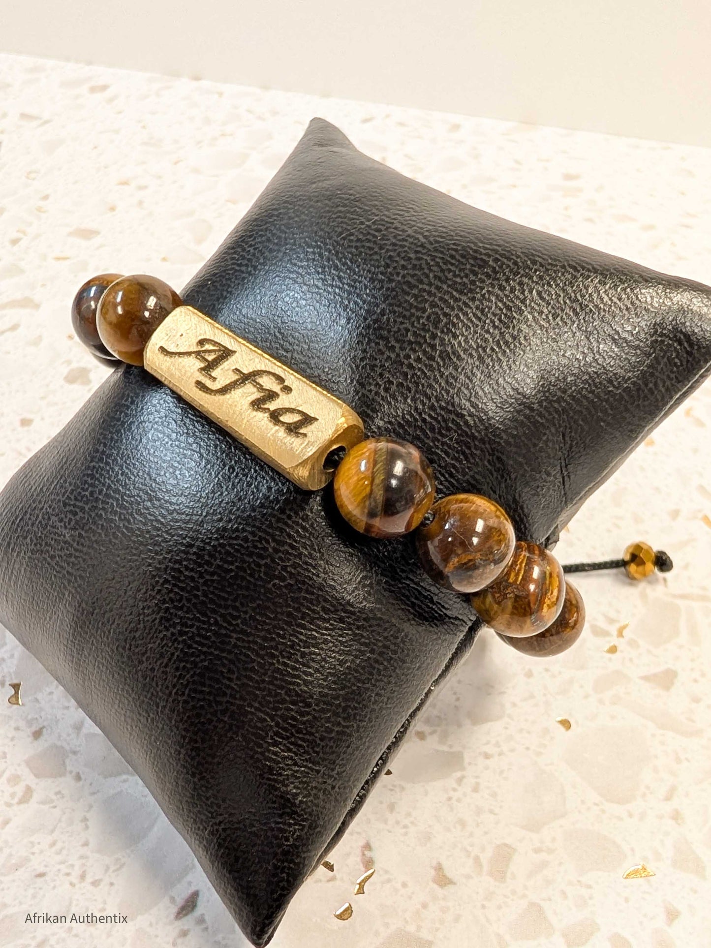 Afia bracelet -  Friday Born Tiger Eye birthday bracelet