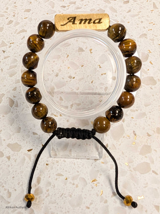 Ama bracelet - Saturday Born Tiger Eye birthday bracelet