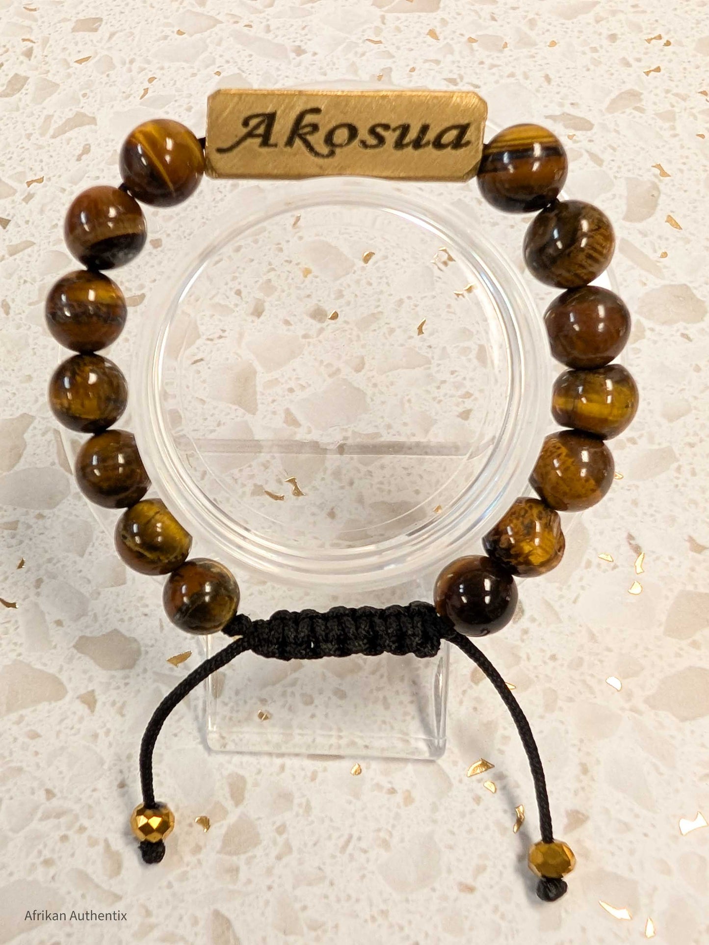 Akosua bracelet - Sunday Born Tiger Eye birthday bracelet