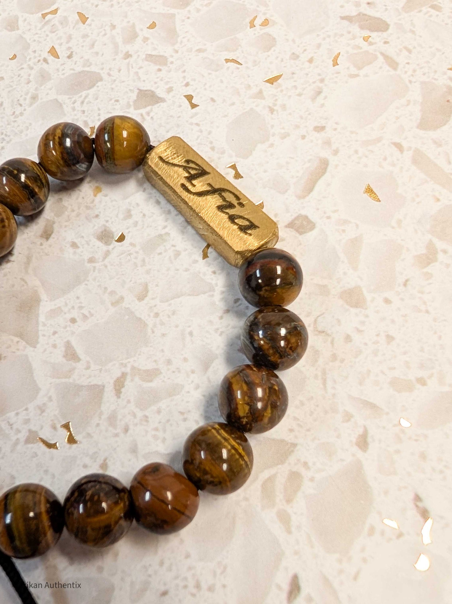 Afia bracelet -  Friday Born Tiger Eye birthday bracelet